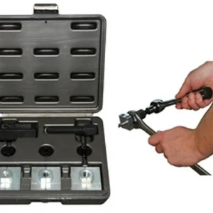Cal-Van Tools Tube Flaring Tool Kit Metric For Steel and Copper Tubing (154)