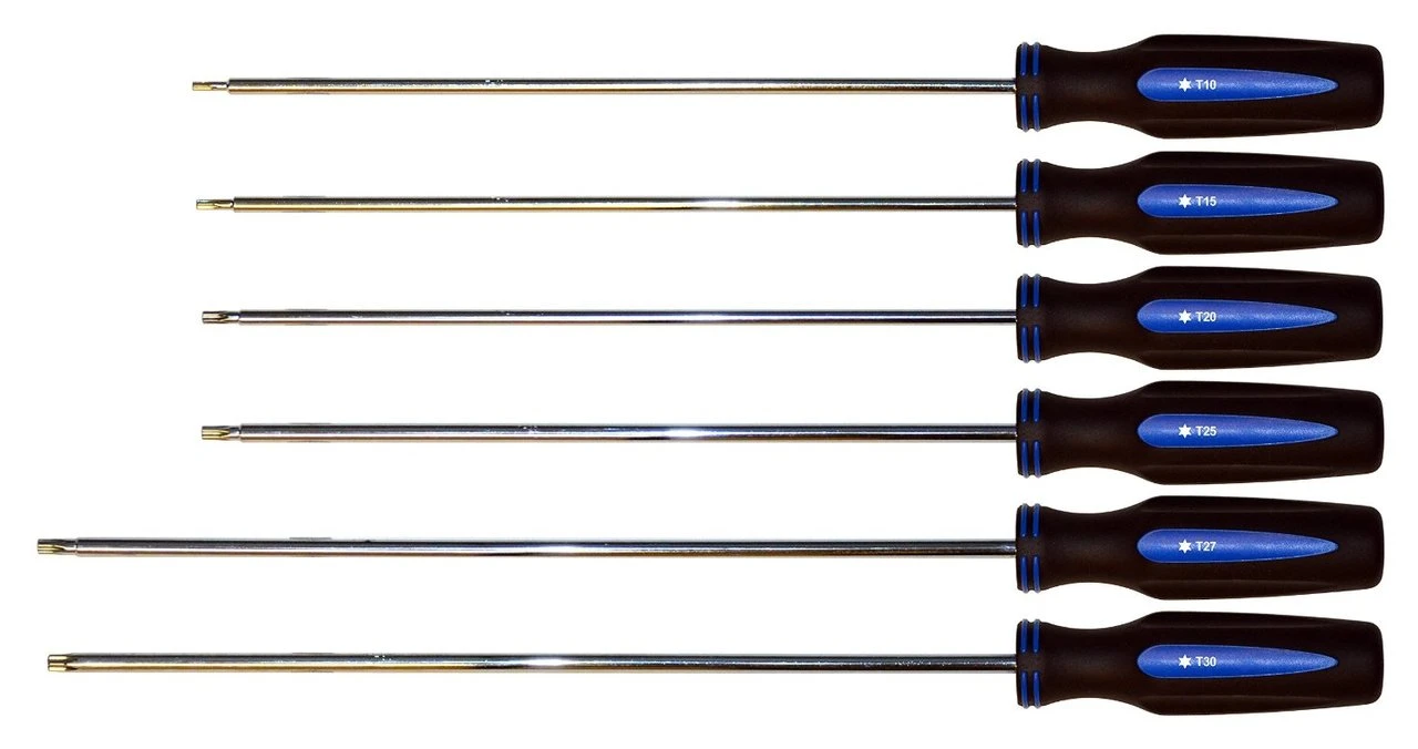Cal Van Tools 912 6-Piece Extra Long Torx Screwdriver Set