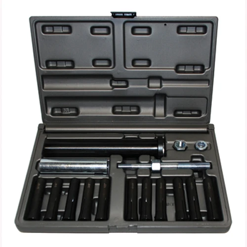 Cal Van Tools 95400 In-Line Dowel Pin Puller Set, With SAE And Metric Collets, Use With Power Or Hand Tools, In Case