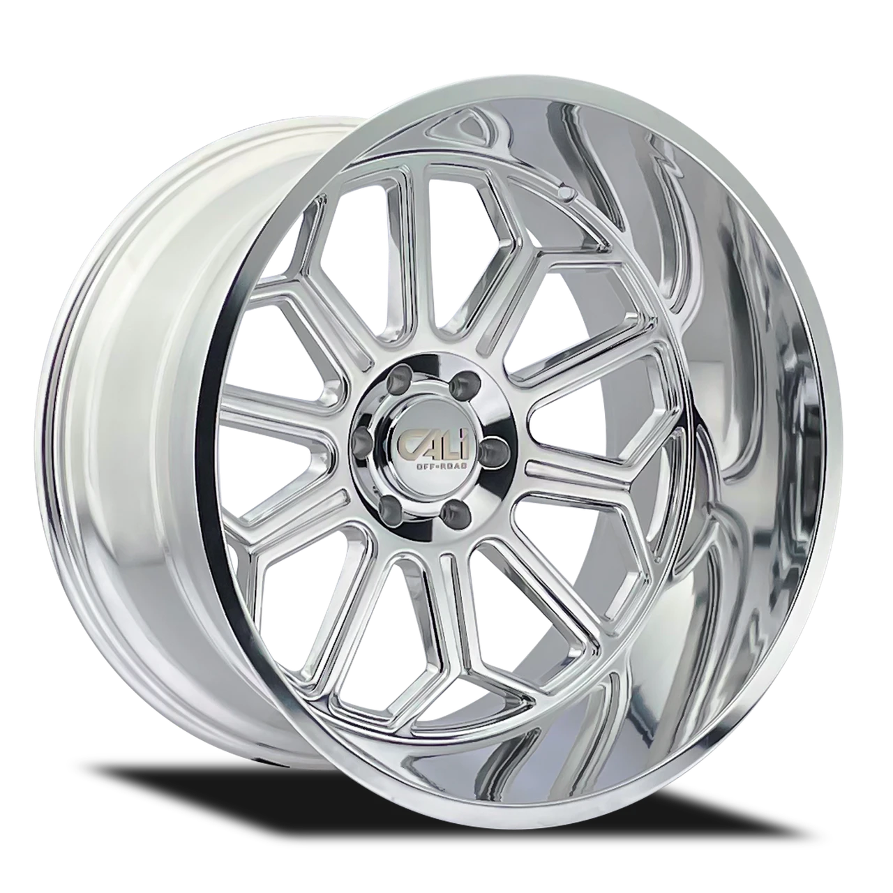 Cali Off-Road Auburn 9117 Polished Wheels