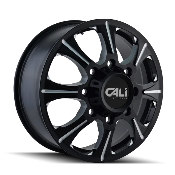 Cali Off-Road Brutal 9105 Front Satin Black Milled Wheels