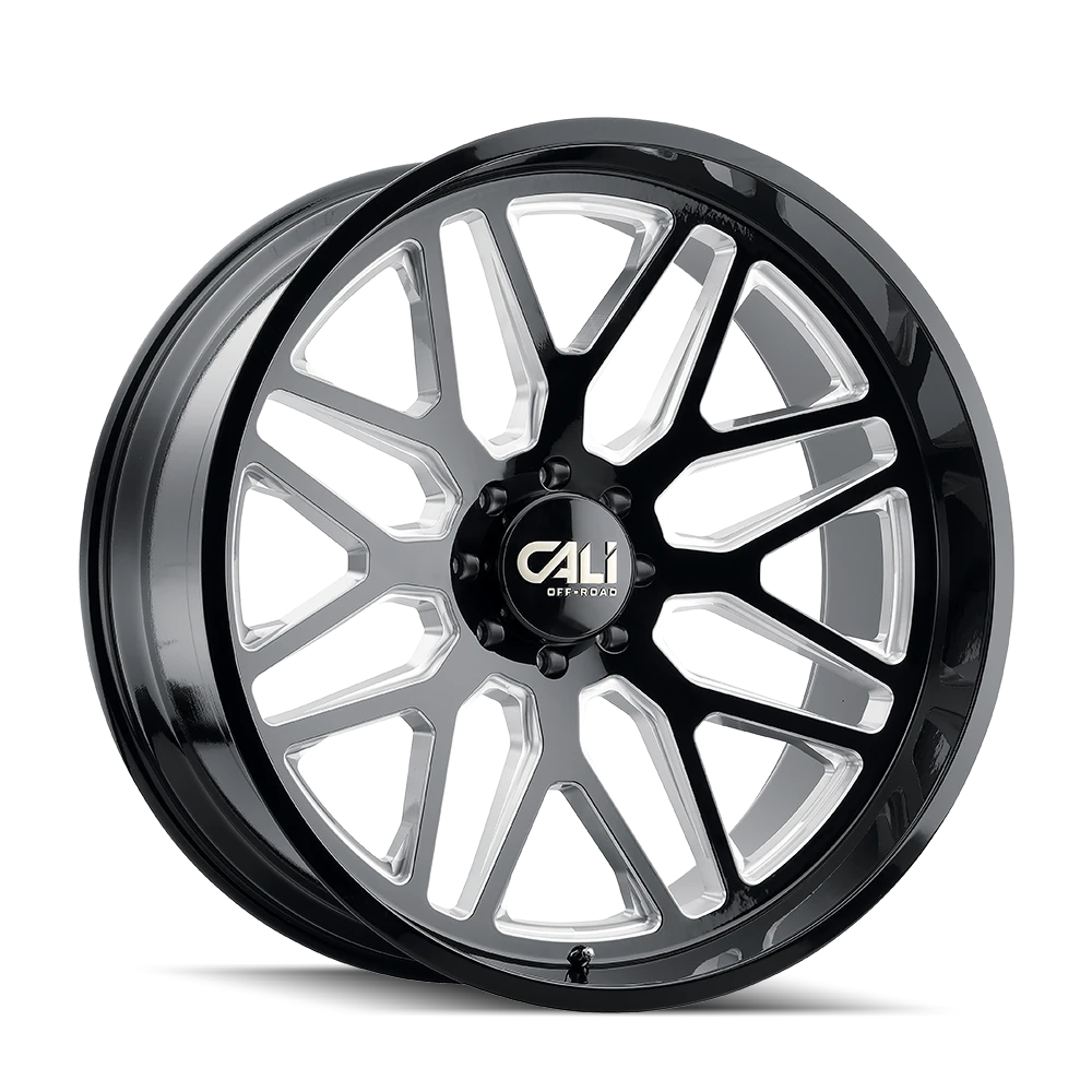 Cali Off-Road Invader 9115 Gloss Black Milled Wheels