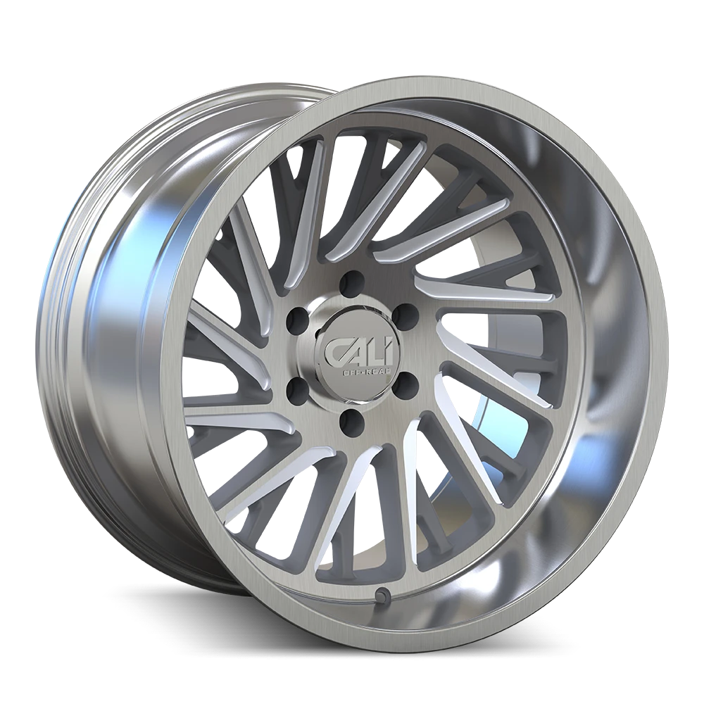 Cali Off-Road Purge 9114 Brushed Clear Coated Wheels
