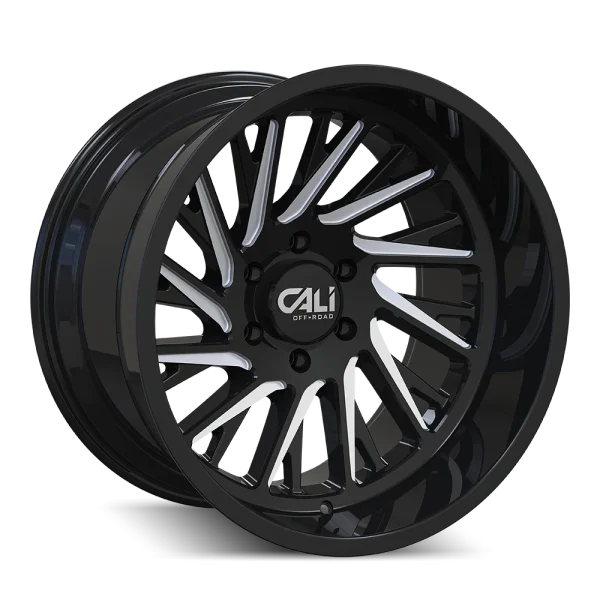 Cali Off-Road Purge 9114 Gloss Black Milled Wheels