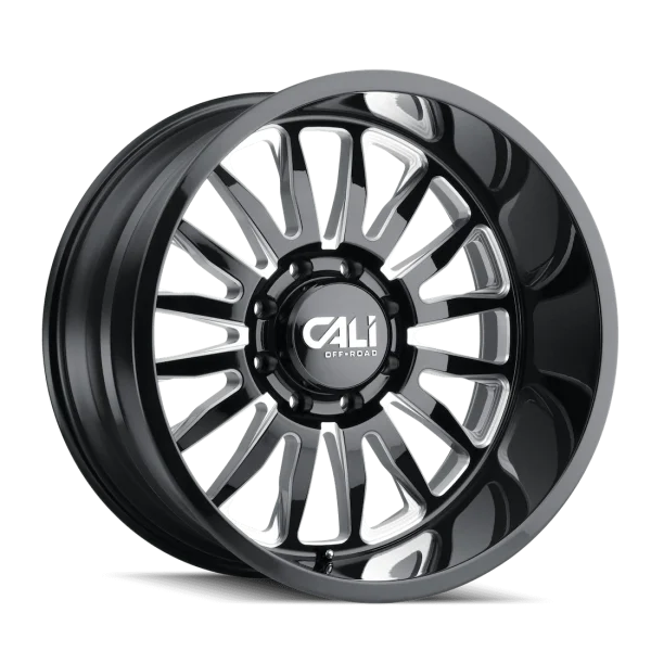 Cali Off-Road Summit 9110 Gloss Black Milled Wheels