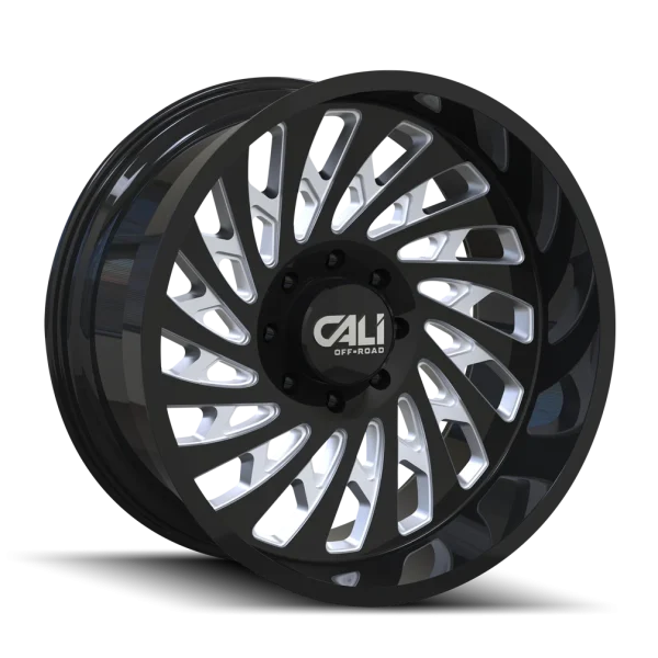 Cali Off-Road Switchback 9108 Gloss Black Milled Wheels