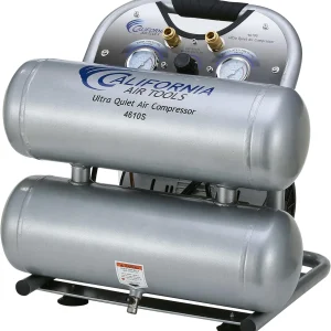 California Air Tools 1.0 HP Ultra Quiet & Oil-Free Air Compressor (CAT-4610S)