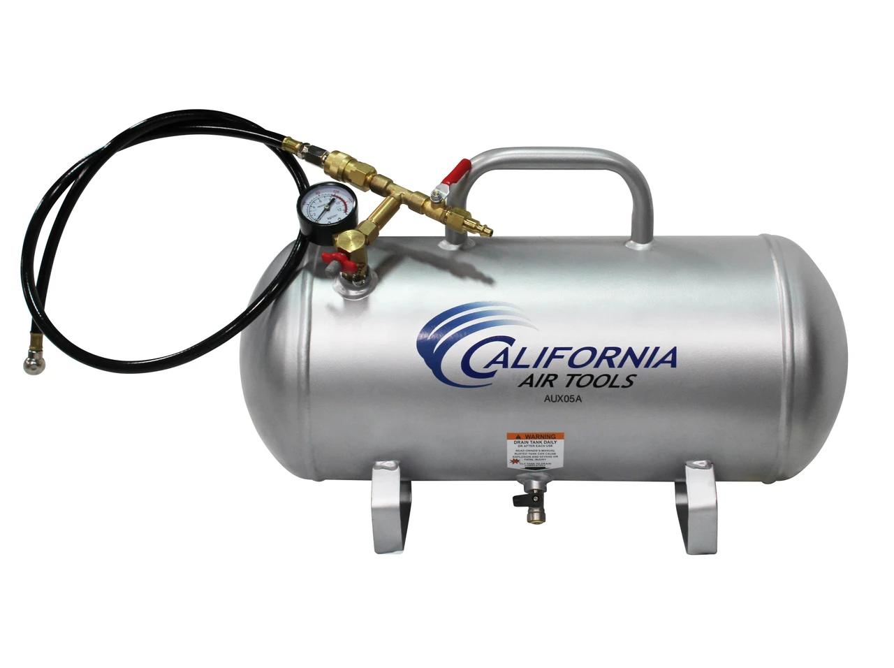 California Air Tools AUX05A Portable 5-Gallon Aluminum Air Tank (AUX05A)