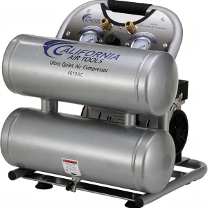 California Air Tools Ultra Quiet 1.0 HP 4.6 Gallon Portable Air Compressor (CAT-4610AC)
