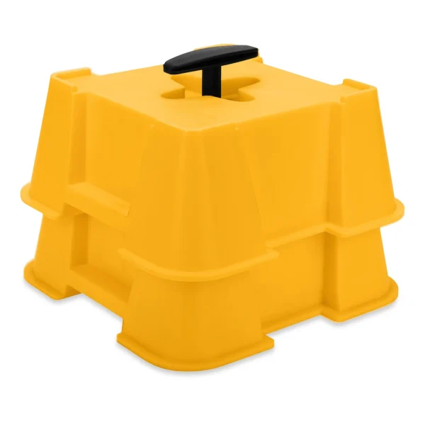 Camco Fasten Big Blocks RV Stabilizing Jack Supports with T-Handle, 2-Pack - E/F (CMC44539)