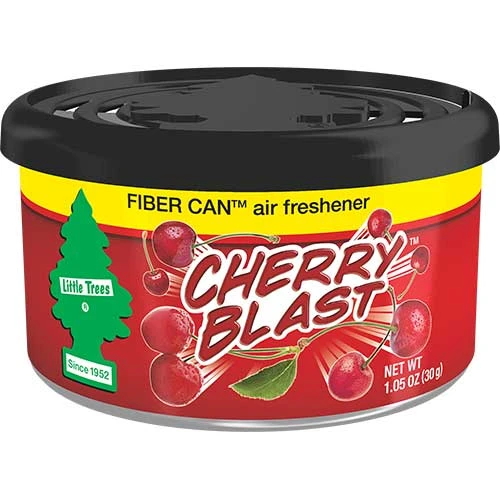 Car Freshner UFC-17811-24 Little Trees Air Fresheners Cherry Blast Fiber, 4 Pack