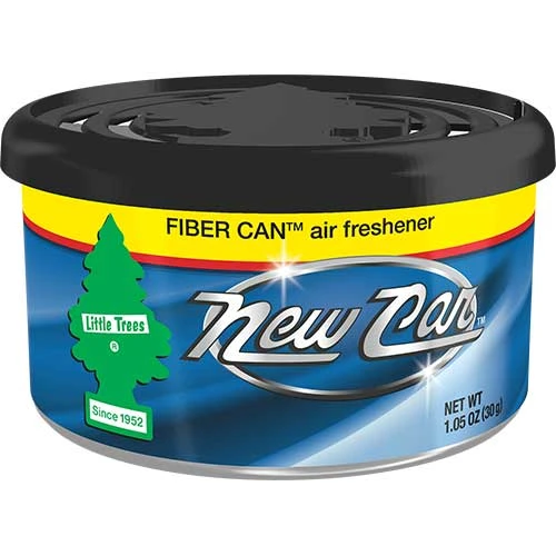 Car Freshner UFC-17889-24 Little Trees New Car Fiber Can Air Freshener - 4 Pack