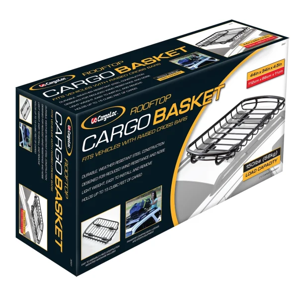 CargoLoc 32531 44" x 34" x 4.5" Steel Cargo Basket - 150 lbs