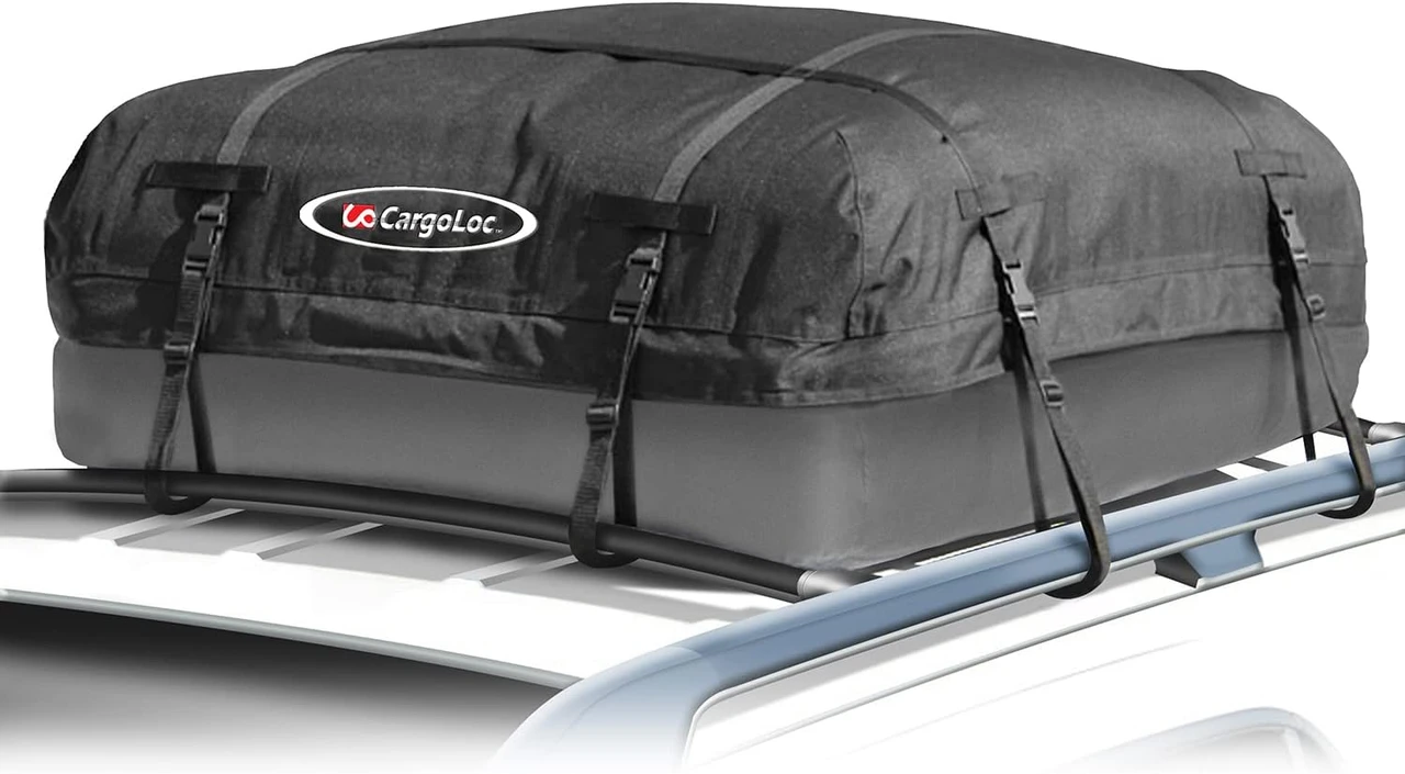 CargoLoc Deluxe Roof Top Waterproof Cargo Carrier - 15-Cubic/Feet (32424)