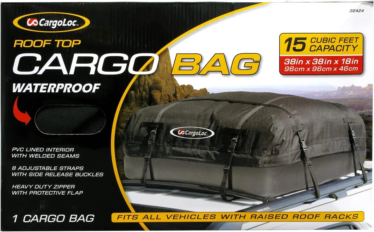 CargoLoc Deluxe Roof Top Waterproof Cargo Carrier - 15-Cubic/Feet (32424) — product image 5