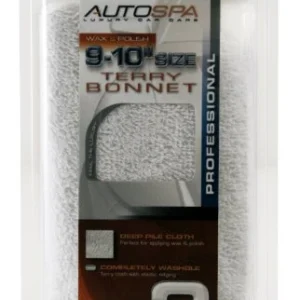 Carrand 40402AS AutoSpa Cotton Terry 9-10" Polishing Bonnet