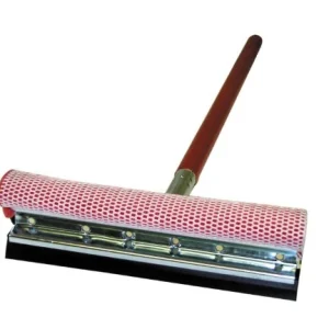 Carrand 9047R 8 Inches Red 8" Metal Squeegee Head with 36" Wood Handle