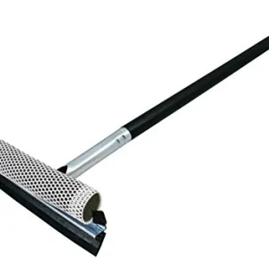 Carrand 9053 Deluxe 8" Steel Squeegee Head with 20" Black Wood Handle