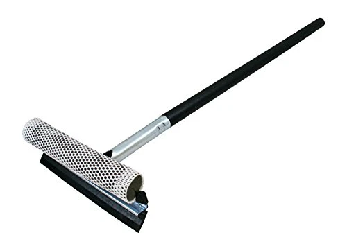 Carrand 9053 Deluxe 8" Steel Squeegee Head with 20" Black Wood Handle