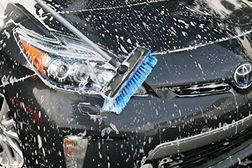 Carrand 93062 Deluxe Car Wash 10" Dip Brush with 65" Extension Pole, Blue &Black — product image 2