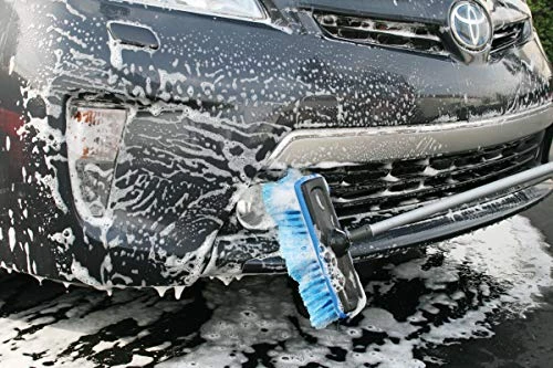 Carrand 93062 Deluxe Car Wash 10" Dip Brush with 65" Extension Pole, Blue &Black — product image 3