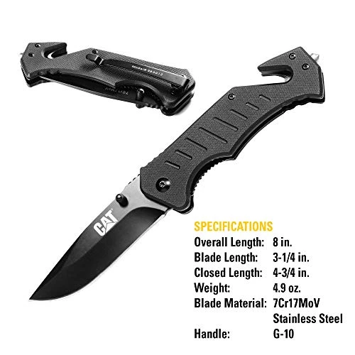 Caterpillar 980012 Linerlock Drop Point Folding Knife — product image 3
