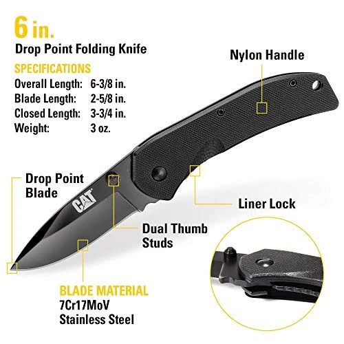 Caterpillar 980103 4 Pc. Mft, Folding Knife, Pocket Tool Set, Tool Sets — product image 2