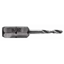 Century Drill 3/32??? Stubby Drill Bit, Overall Length 1-3/8??? (17906)