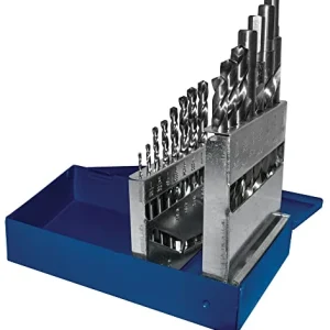 Century Drill HSS Brite Drill Set, 15 Piece Reduced Shank (23915)