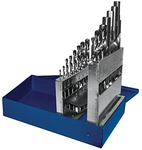 Century Drill HSS Brite Drill Set, 15 Piece Reduced Shank (23915)