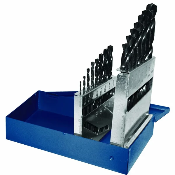 Century Drill Black Oxide High Speed Steel Drill Bit Set, 15-Piece (24015)