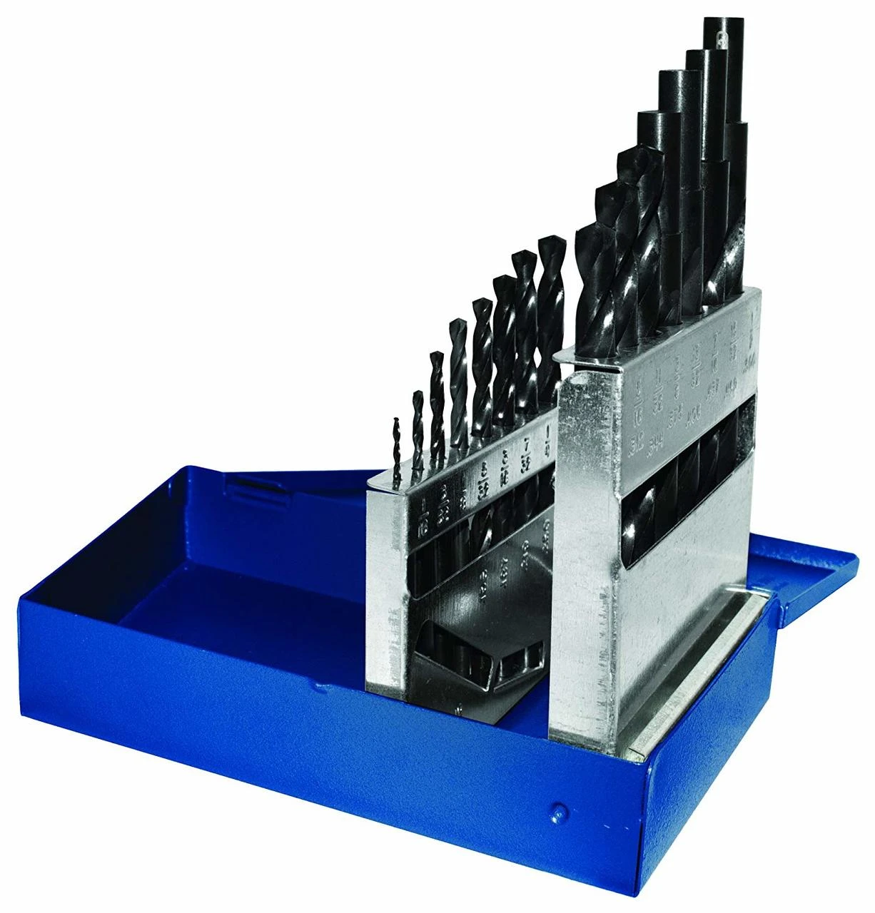 Century Drill Black Oxide High Speed Steel Drill Bit Set, 15-Piece (24035)