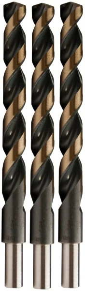 Century Drill Charger Parabolic Drill Bit 25/64 Inch, 3 Pack (25125)