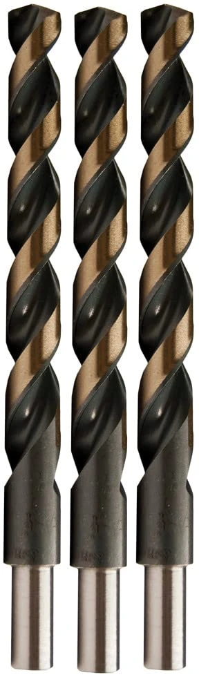 Century Drill Charger Parabolic Drill Bit,13/32 Inch, 3 Pack (25126)