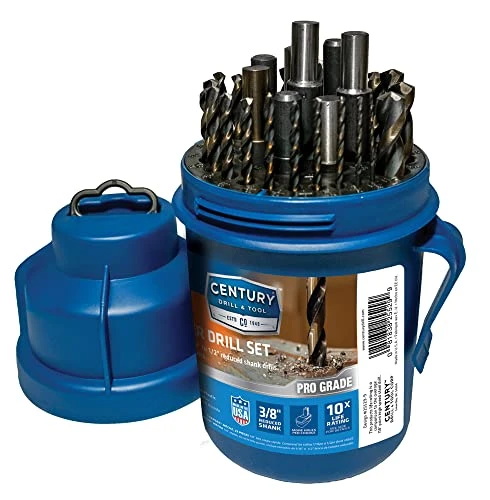 Century Drill Charger Parabolic Drill Set, 29 Piece (25529)