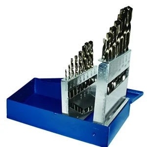Century Drill Cobalt Drill Bit Set 1/16" to 1/2", 15 pcs (26115)