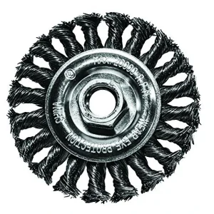 Century Drill Angle Grinder Wire Wheel 4" Cable Twist (76043)
