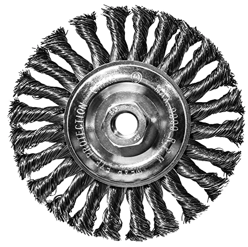 Century Drill Angle Grinder Wire Wheel 5" Cable Twist (76053)
