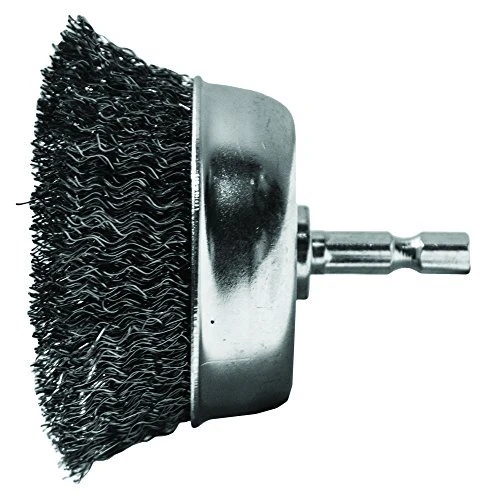Century Drill Wire Cup Brush, 1-3/4" Fine, Shank Safe Rpm 4,500 (76213)