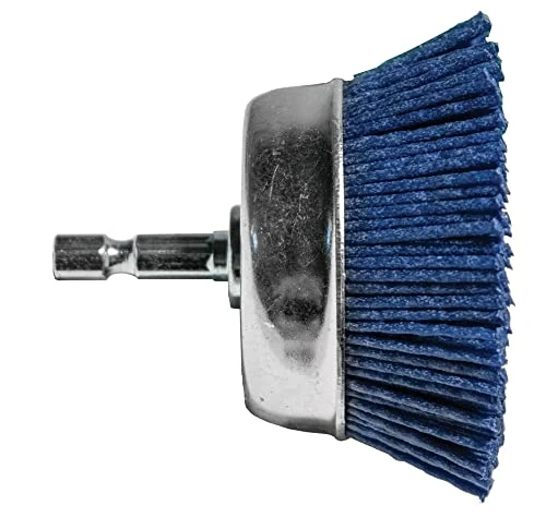 Century Drill Nylon Cup Brush, 3 Inch 150 Grit (77233)