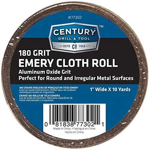 Century Drill Emery Cloth Shop Roll 180 Grit (77302)