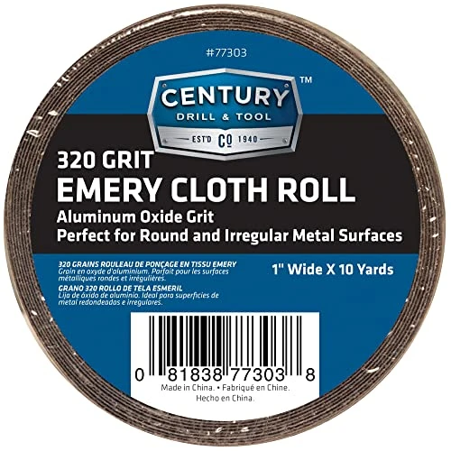 Century Drill Emery Cloth Shop Roll 320 Grit (77303)
