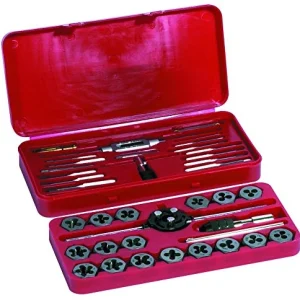 Century Drill Metric Tap and Die Set, 40-Piece (98912)
