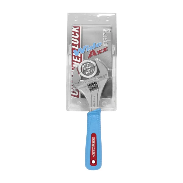 Channellock 8WCB Adjustable Wrench 8" Code Blue