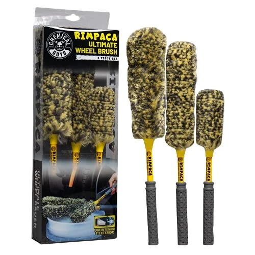Chemical Guys 3pc Rimpaca Ultimate Wheel Brush Set (ACC617)