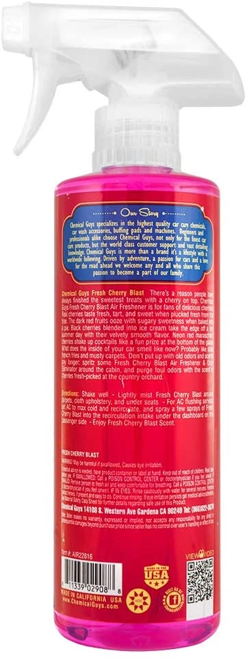 Chemical Guys 16oz Fresh Cherry Blast Air Freshener (AIR22816) — product image 2
