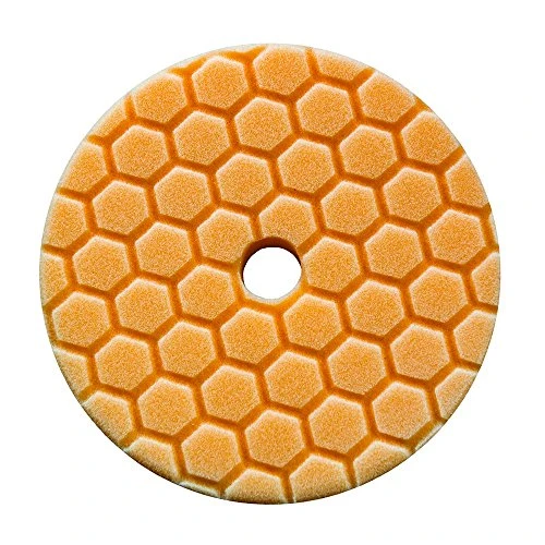 Chemical Guys 6" Orange Hex-Logic Med-Heavy Cutting Pad (BUFX112HEX6)