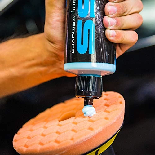 Chemical Guys 6" Orange Hex-Logic Med-Heavy Cutting Pad (BUFX112HEX6) — product image 3