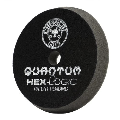 Chemical Guys 6" Black Hex-Logic Quantum Finishing Pad (BUFX116HEX6) — product image 2