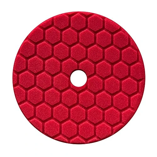 Chemical Guys 5" Red Hex-Logic Ultra Light Finishing Pad (BUFX117HEX5)